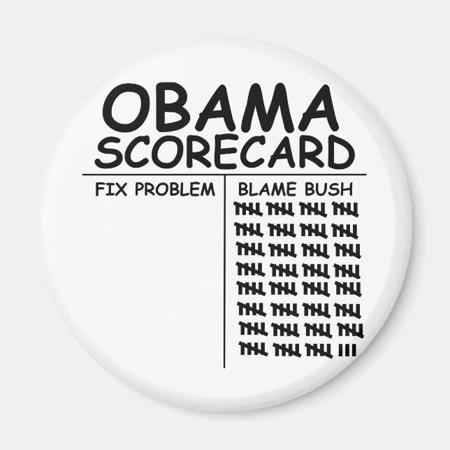 Blame Bush Magnet (Front)