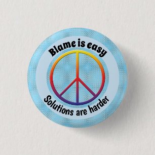 Blame is Easy 2 1 Inch Round Button