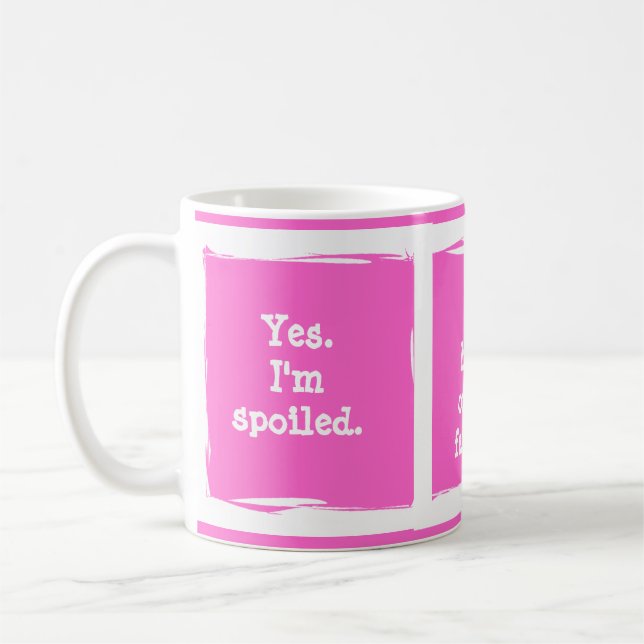 "Blame it on birth order." Customize yourself! Coffee Mug (Left)