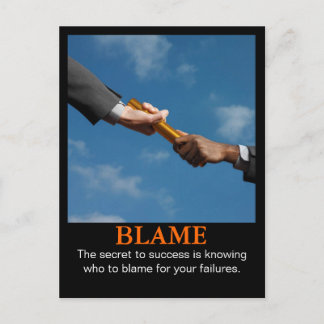 Blame Postcard