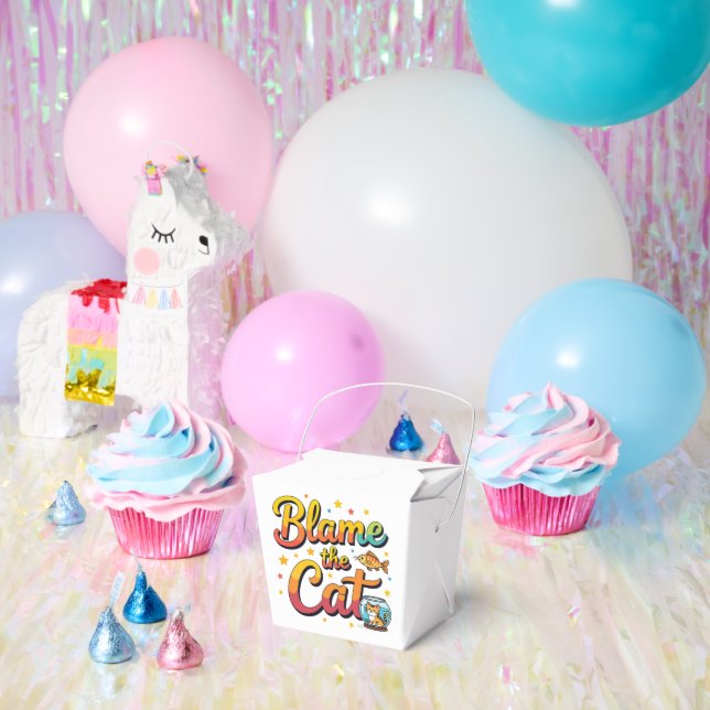 Blame The Cat Favor Box (Party)
