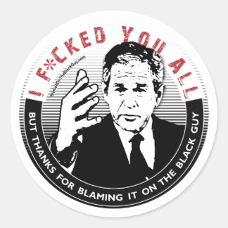 Blaming it on the Black Guy Sticker