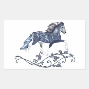Blámóða  Blue Icelandic Horse Sticker