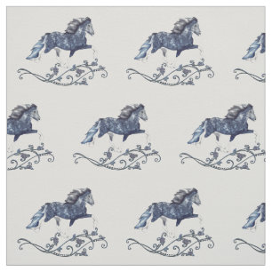 Blámóða Blue Mist Fabric