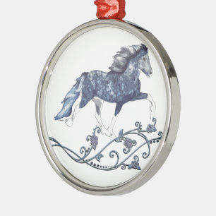 Blámóða Metal Ornament