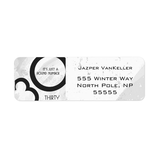 Blanc 30 Décennie Anniversaire (Devant)