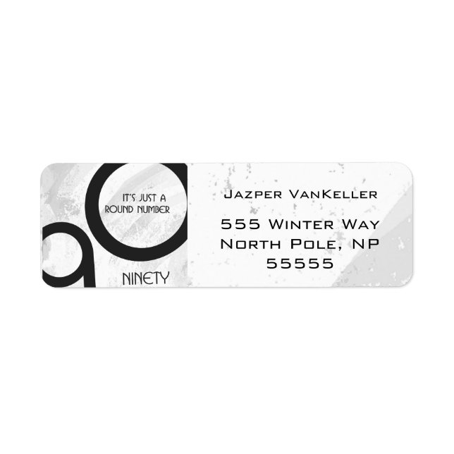 Blanc 90 Décennie Anniversaire (Devant)