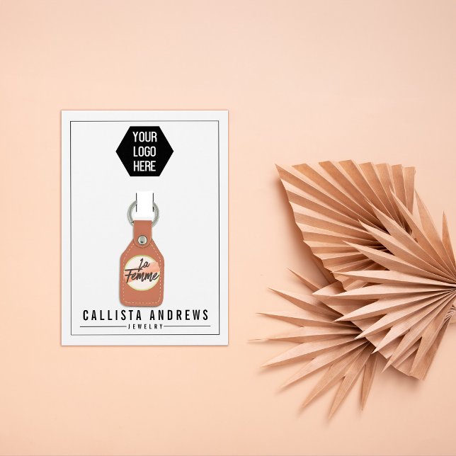 Blanc Ajouter votre logo Carte d'affichage Porte - (Créateur téléchargé)