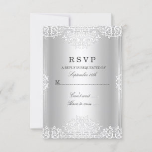 Blanc Argenté Glamour Vintage RSVP