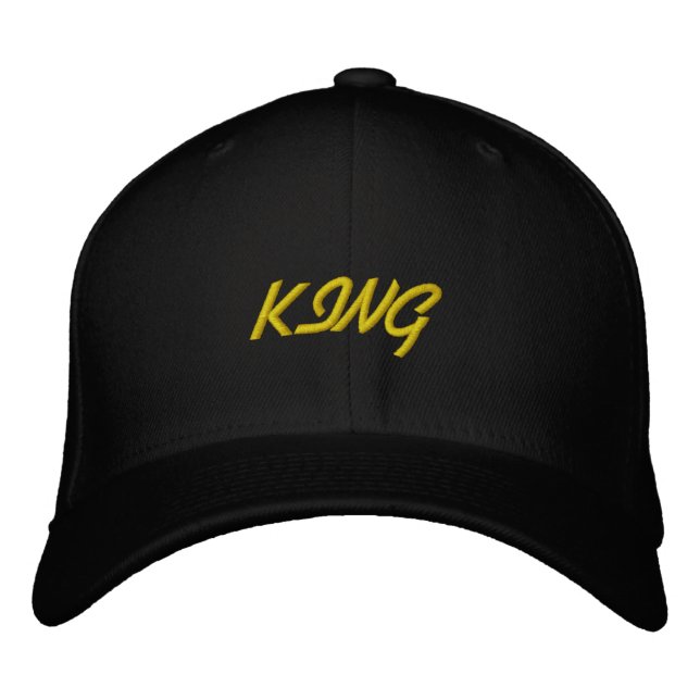 Blanc Couleur King Texte Base Flexfit Casquette la (Devant)