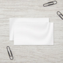 BLANC CRÉER VOTRE PROPRE CARTE DE VISITE SATIN BLA