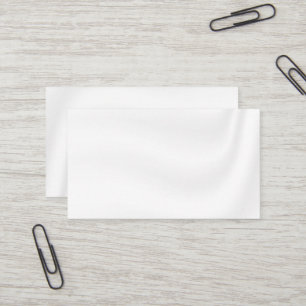BLANC CRÉER VOTRE PROPRE CARTE DE VISITE SATIN BLA