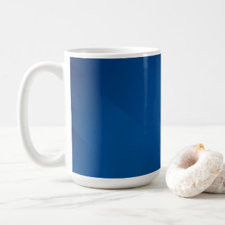 BLANC CRÉER VOTRE PROPRE MUG BLEU