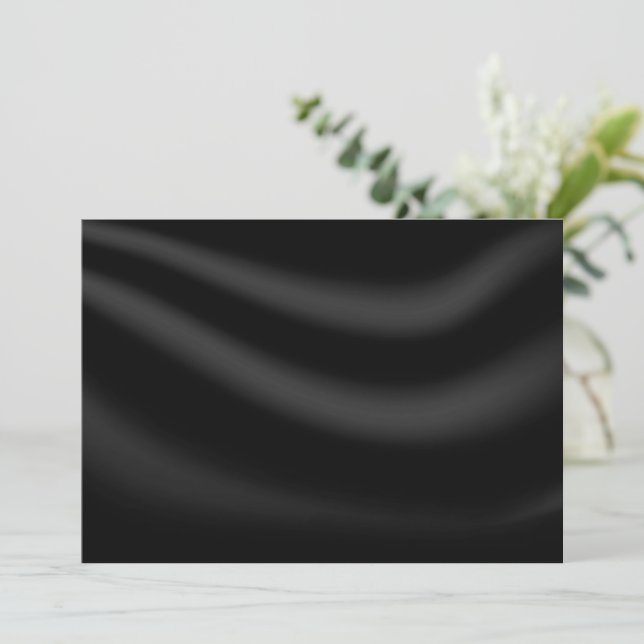 BLANC CRÉEZ VOTRE PROPRE INVITATION NOIRE (Debout devant)