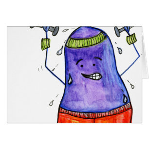 blanc d'aubergine de séance d'entraînement des