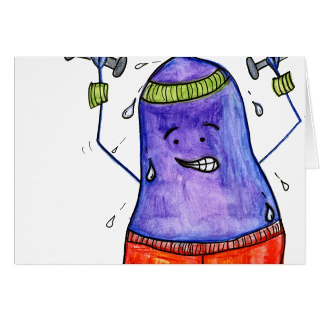 blanc d'aubergine de séance d'entraînement des (Devant horizontal)