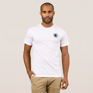 Blanc de base du T-shirt des hommes de marais