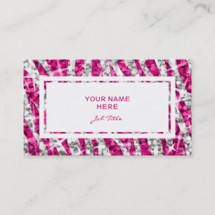 Blanc de carte de visite de rectangle de rose de