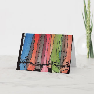 Blanc de carte d'illustration de l'Afrique