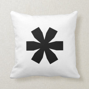 Blanc de coussin d'astérisque de presse de