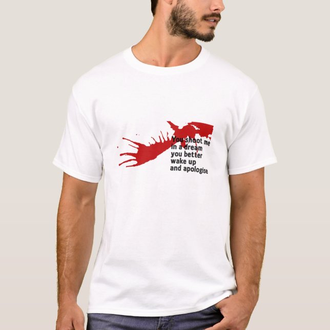 Blanc de Quentin Tarantino de T-shirt de Reservoir (Devant)