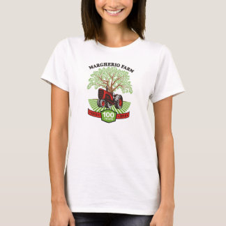 Blanc de T-shirt des années Women's-100
