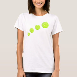 Blanc de T-shirt féminin de basket-ball