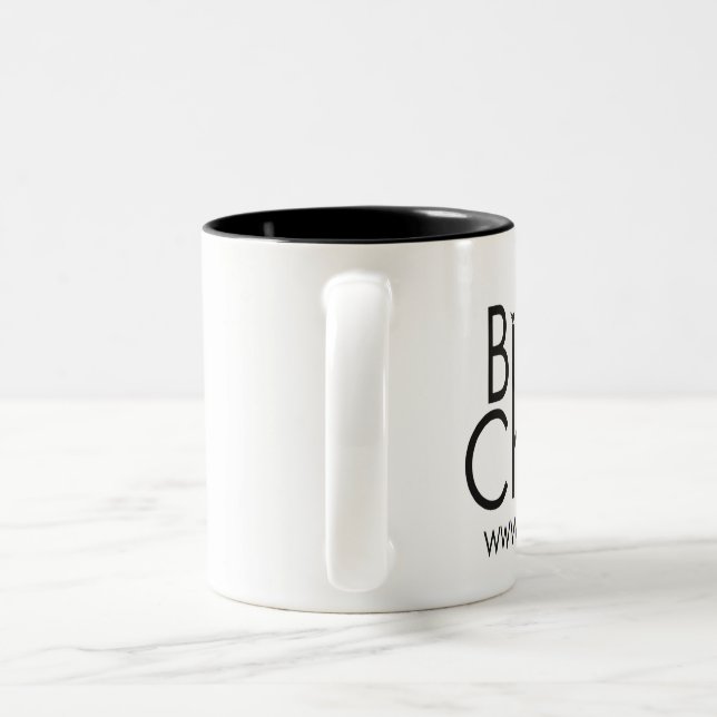 Blanc de tasse de Birdchick (Poignée)