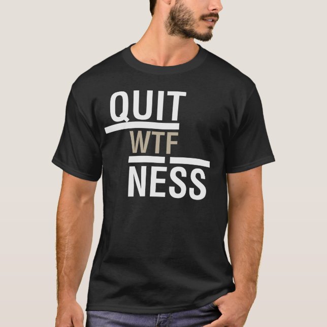 blanc du T-shirt 2 de quitness (Devant)