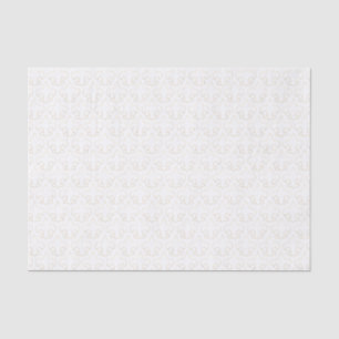 Blanc élégant et papier de soie de soie de Gold
