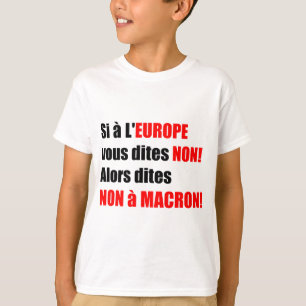 Blanc Enfant de T-shirt de MACRON = de