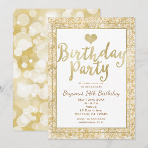 Blanc et invitation fascinante de fête