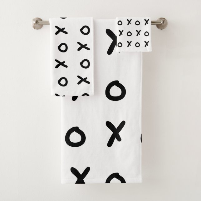 Blanc et noir X O XO X&O's Trendy Cute (En situation)