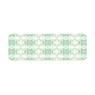 Blanc et pâle - modèle de fleur vert