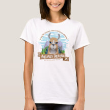 Blanc féminin de T-shirt virtuel