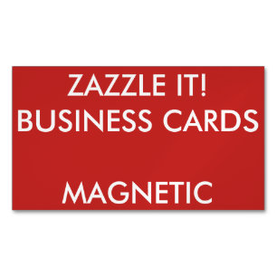 Blanc magnétique de cartes de visite personnalis