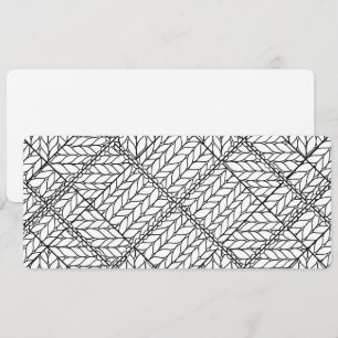 BLANC MAILLÉ ARGYLE 4x9,25 Carte plate / Horizonta