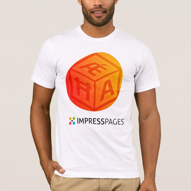 Blanc multilingue de T-shirt (Devant)