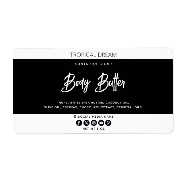 Blanc noir simple (Devant)