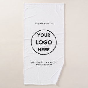 Blanc Personnalisé Logo Texte Moderne Minimaliste 