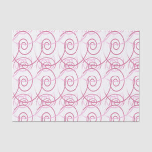 Blanc rose 10" de remous X 15" papier de soie de