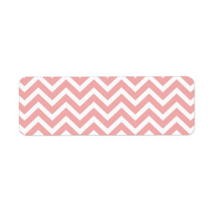 Blanc rose et blanc Chevron Zig Zag