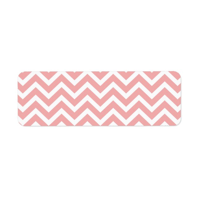 Blanc rose et blanc Chevron Zig Zag (Devant)