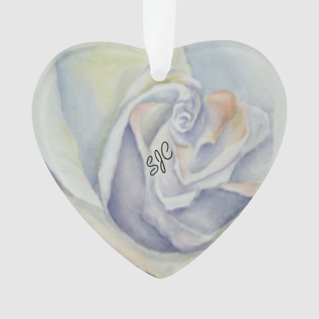BLANC ROSE VALENTINE ORNAMENT (devant)