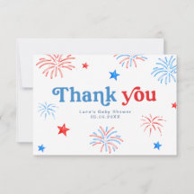 Blanc rouge et 4 juillet patriotique Merci
