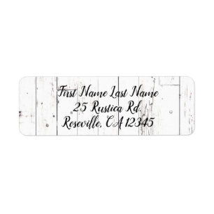 Blanc Shabby Chic Bois Rustique Ferme Grange