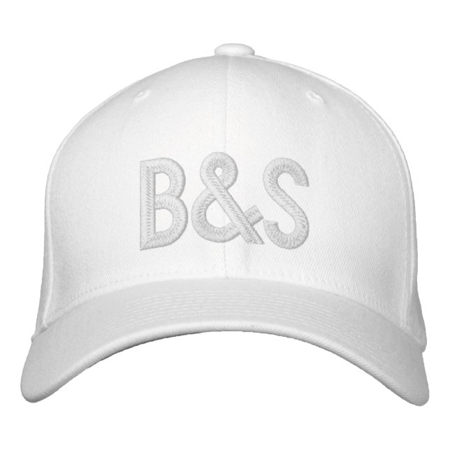 Blanc sur blanc Benny et Smith casquette (Devant)