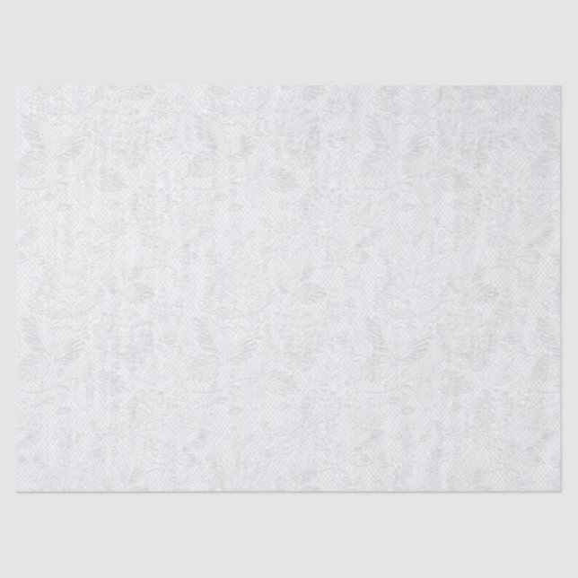 Blanc sur le papier de soie de soie de relief par (Recto)