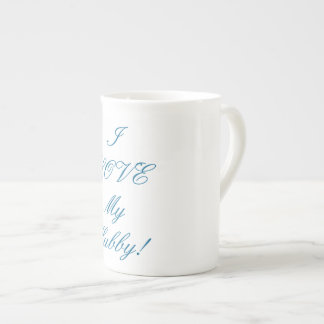 Blanc, tasse de porcelaine tendre