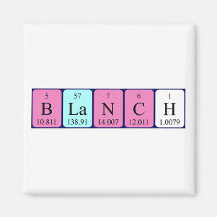 Blanch periodic table name magnet